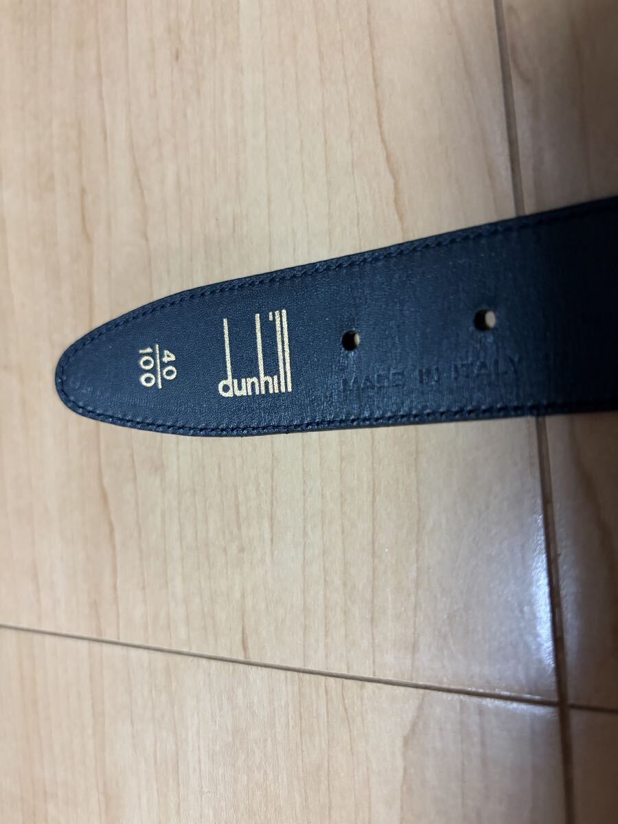 1円スタート dunhill ダンヒル ベルト レッド 赤 イタリア製 made in Italy_画像5