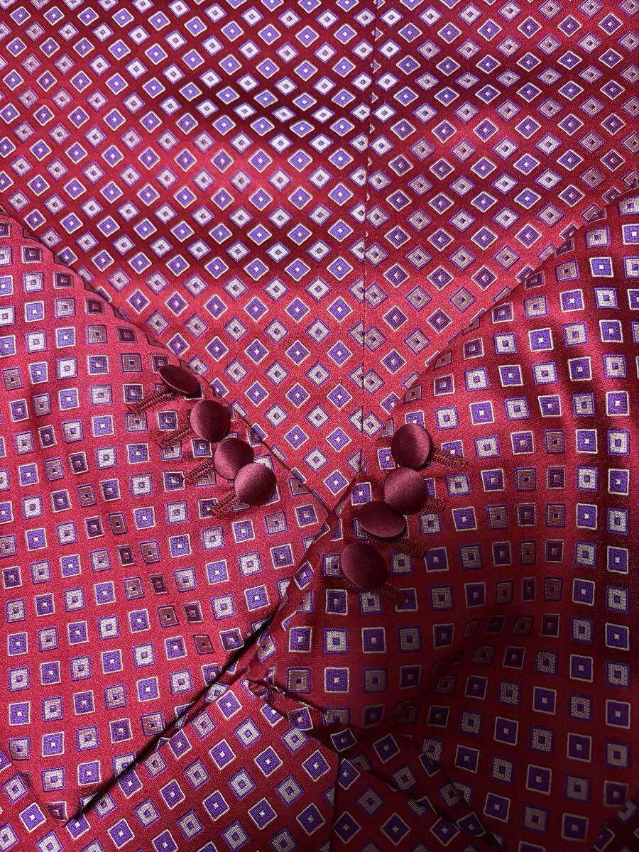 1000円スタート Dior Homme ディオールオム 2006ss エディスリマン テーラード ジャケット テーラードジャケット 赤 スーツ イタリア製 _画像7