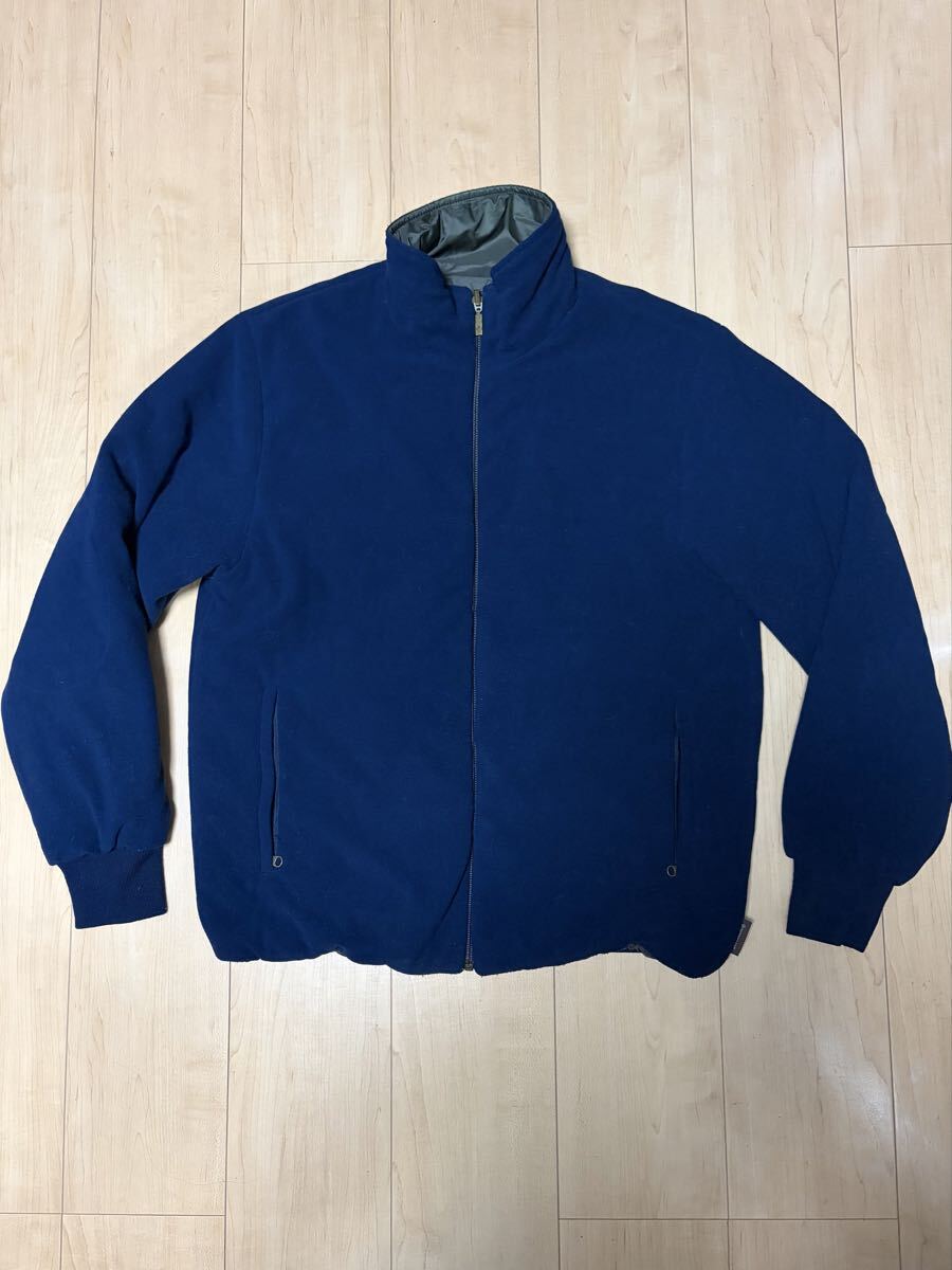 1000円スタート MONCLER モンクレール リバーシブル ジャケット ネイビー ナイロンジャケット ブルゾン M ルーマニア製_画像1