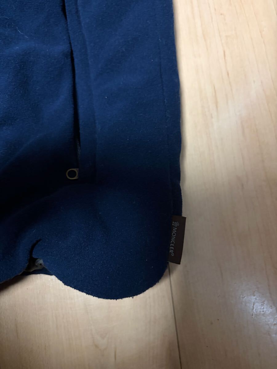 1000円スタート MONCLER モンクレール リバーシブル ジャケット ネイビー ナイロンジャケット ブルゾン M ルーマニア製_画像3