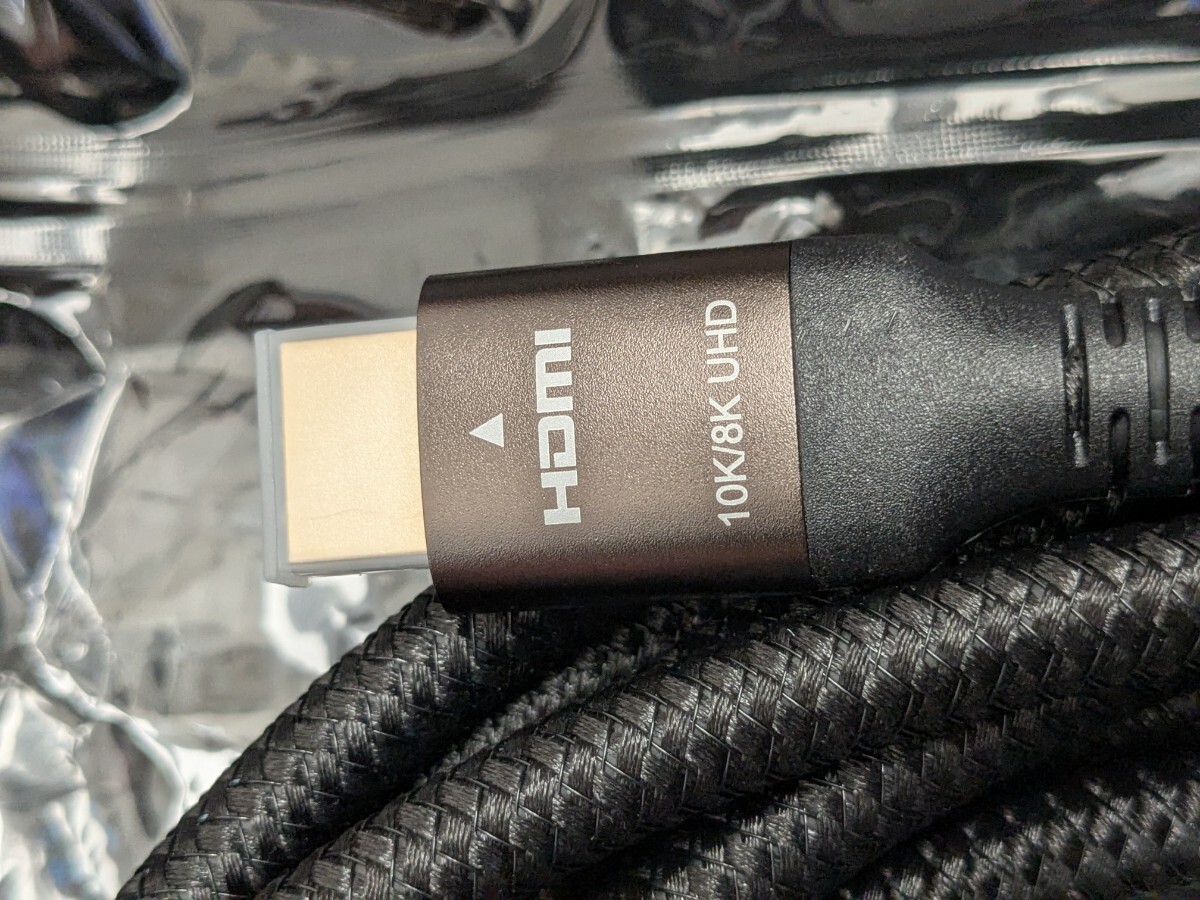 0711u1724　HDMIケーブル 10k 8k UHD HDMI ULTRA HIGH SPEED 5m_画像2