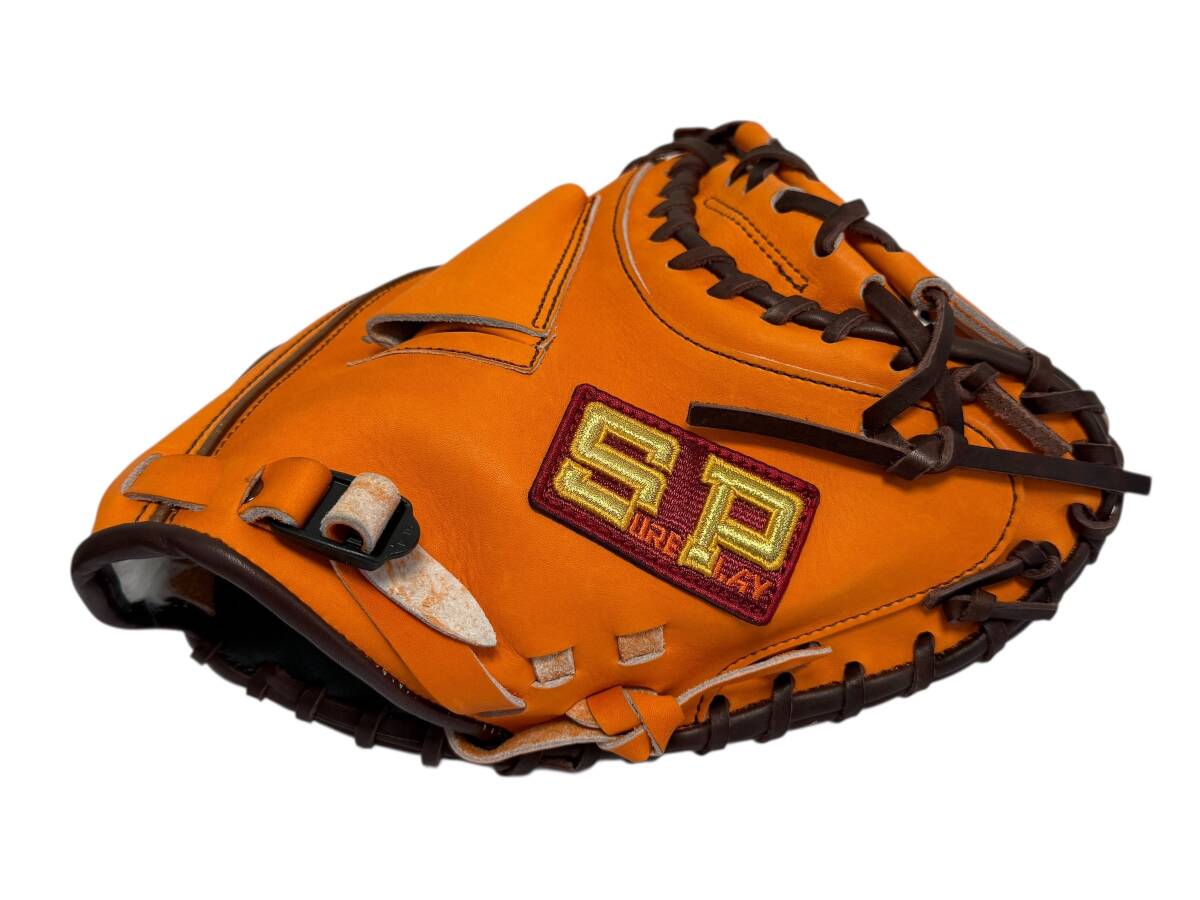 限定品 未使用 SURE PLAY シュアプレイ 一般軟式用キャッチャーミット Extra Version ■グラブ袋付き_画像3