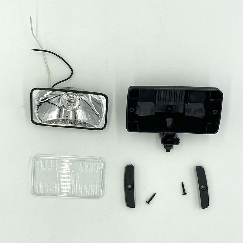 汎用 角型 フォグランプ クリア ガラスレンズ　DLAA LA-1003　140 × 72 × 71mm 左右セット_画像7