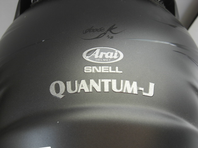 Arai ARAI шлем QUANTUM-J 59*60CM блеск удаление / чёрный огненный узор зеркало защита full-face 