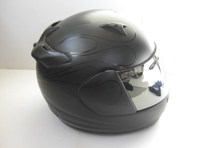 Arai ARAI шлем QUANTUM-J 59*60CM блеск удаление / чёрный огненный узор зеркало защита full-face 