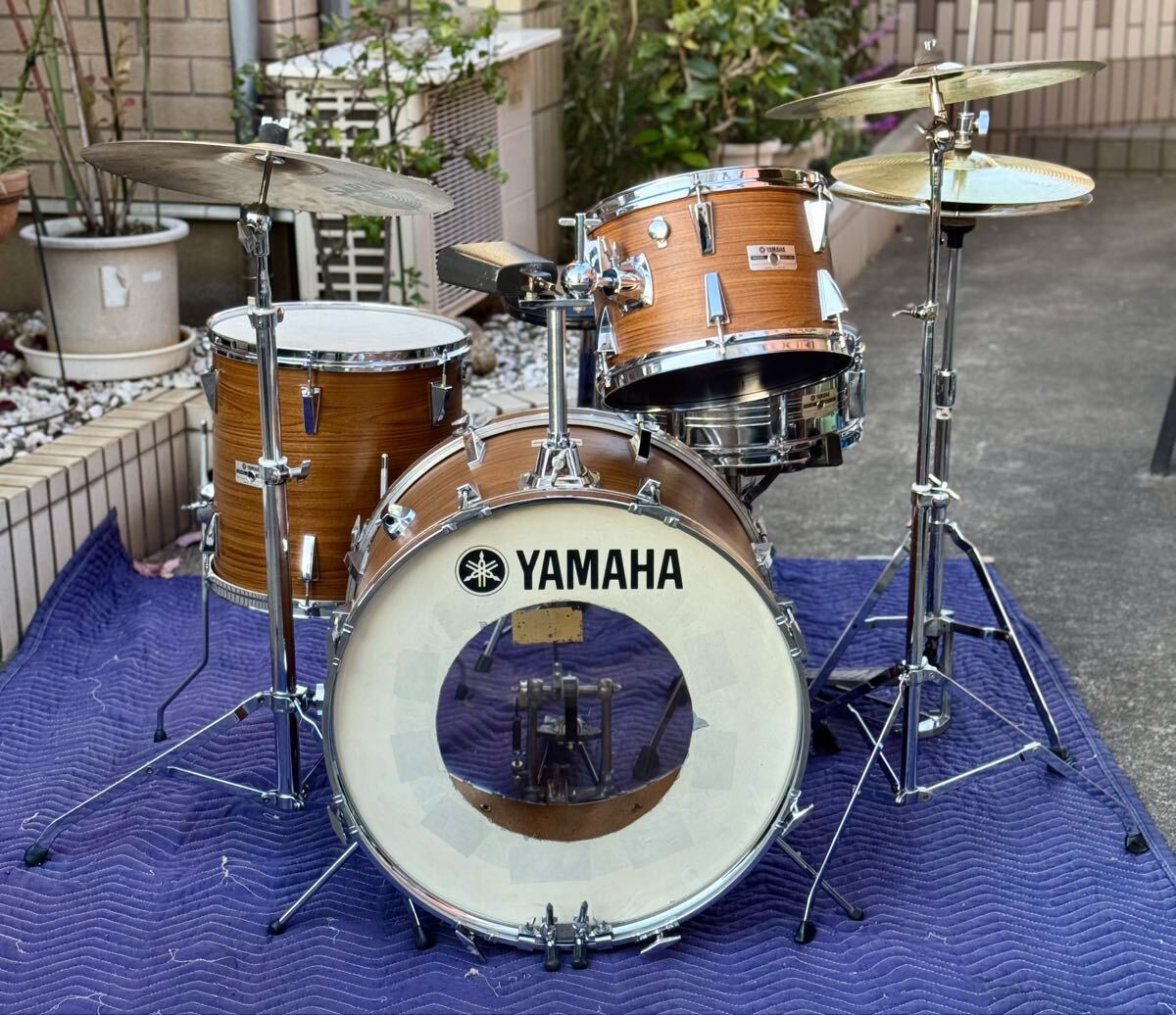 ☆YAMAHA/ヤマハ製 YD-3000 ドラムセット程度良好！SABIANシンバル付フルセット！ビギナーさんにも最適！_画像6