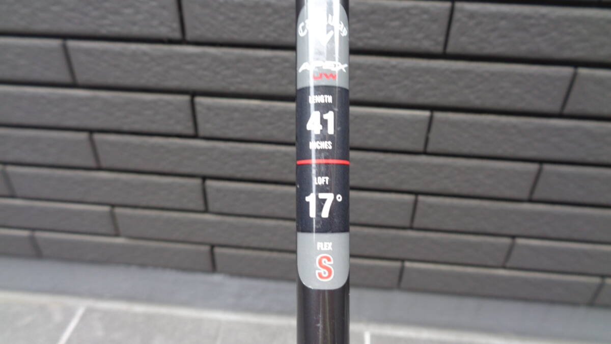 石川遼プロ使用 初代 APEX UW ユーティリティ 17° 純正DIAMANA 55-S 社外ヘッドカバー付き_画像9