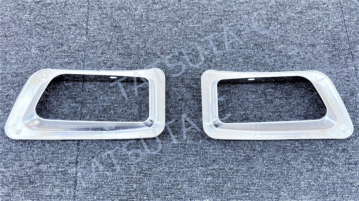 металлизированный передний бампер для защита противотуманных фар левый и правый в комплекте Isuzu 07 Elf выхлоп .b/ широкий кабина I0924P