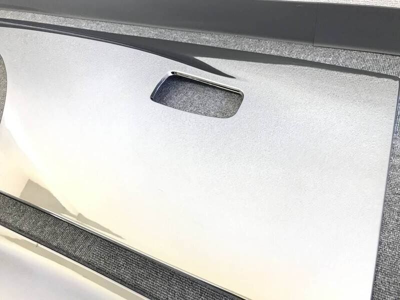 1円~メッキ ドアガーニッシュ 左右セット 日野 グランドプロフィア NEWプロフィア/エアループプロフィア H1225P_画像2