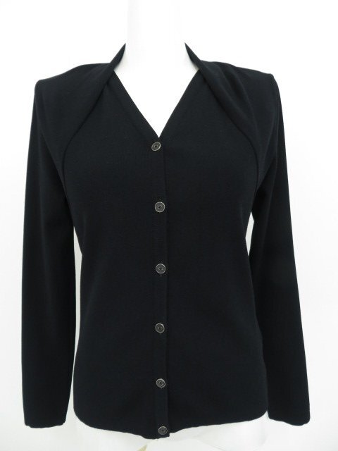 FOXEY BOUTIQUE　カーディガン #レーヨンBLEND　37065　ブラックブラック　38　'17年　中古A1　AP-110578_画像1