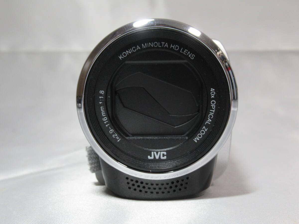 【動作確認済み】JVC　Everio　エブリオ　GZ-HM199　デジタルビデオカメラ　FULL HD　SDカード　シルバー　管Z0262_画像6
