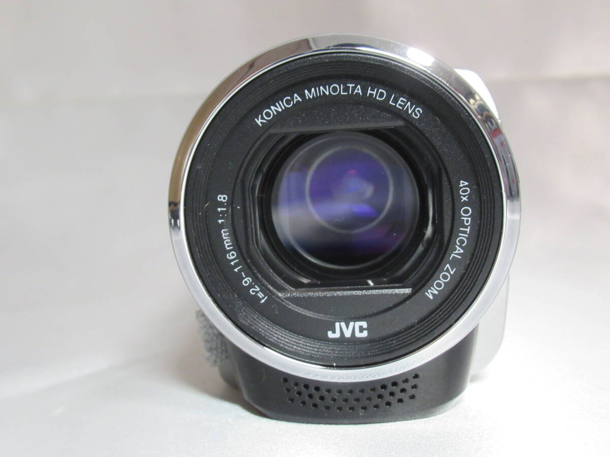 【動作確認済み】JVC　Everio　エブリオ　GZ-HM199　デジタルビデオカメラ　FULL HD　SDカード　シルバー　管Z0262_画像7