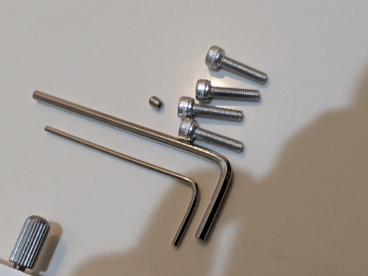 SME スライドベース ネジ工具付属 互換 軸径20mm Ortofon EMT MICRO等 トーンアーム用 未使用 新品　検索　フォノケーブル　アームベース 2_画像4