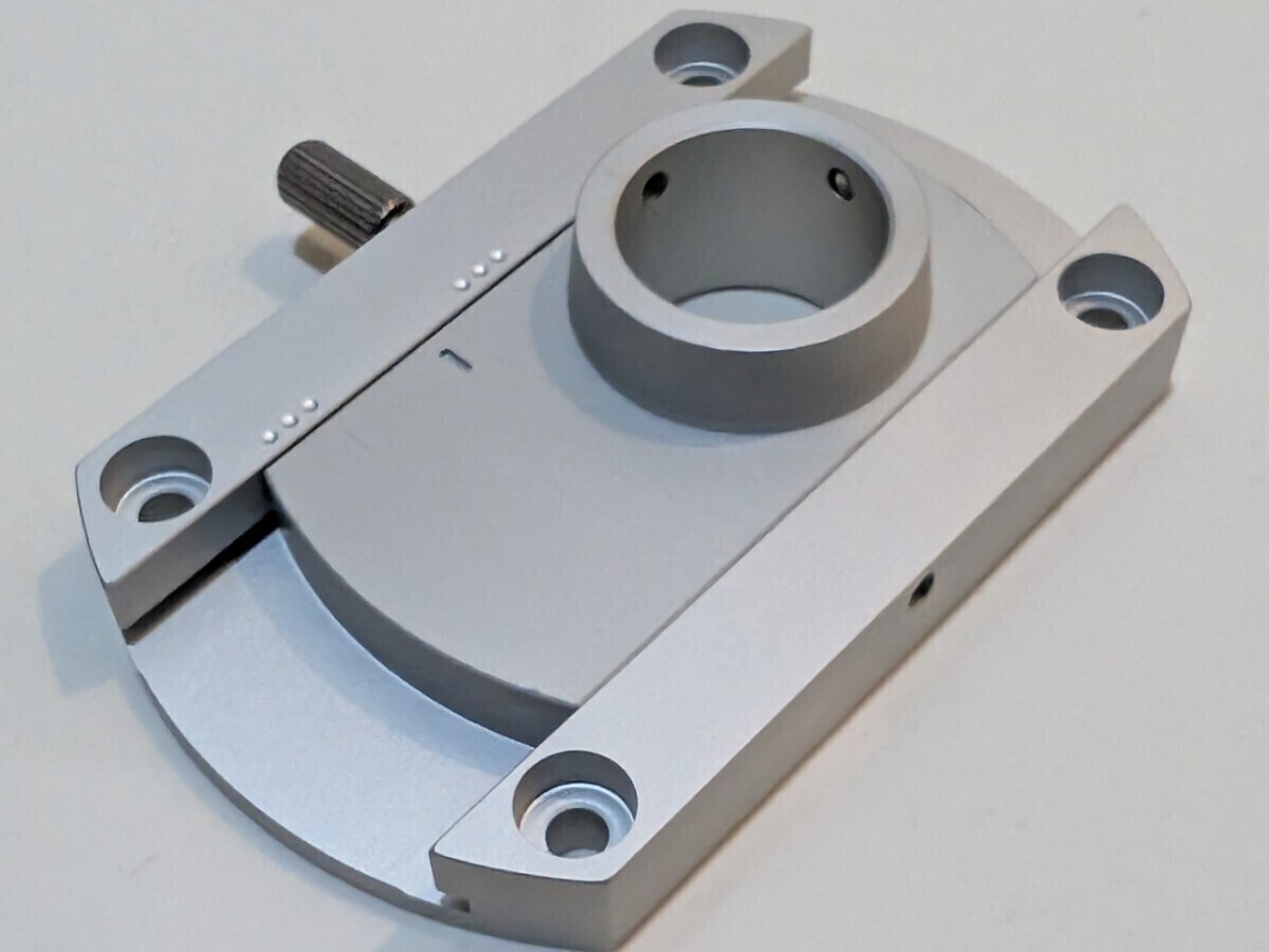 SME スライドベース ネジ工具付属 互換 軸径20mm Ortofon EMT MICRO等 トーンアーム用 未使用 新品　検索　フォノケーブル　アームベース 2_画像6