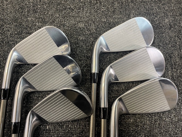 中古美品★タイトリスト T-350 (2023) #6~PW、48° アイアン6本セット★Steel Fiber i95CW 装着_画像2
