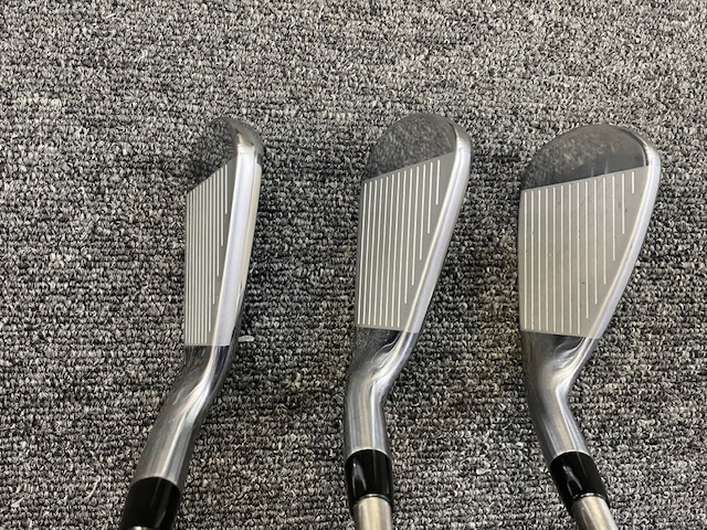 中古美品★タイトリスト T-350 (2023) #6~PW、48° アイアン6本セット★Steel Fiber i95CW 装着_画像5