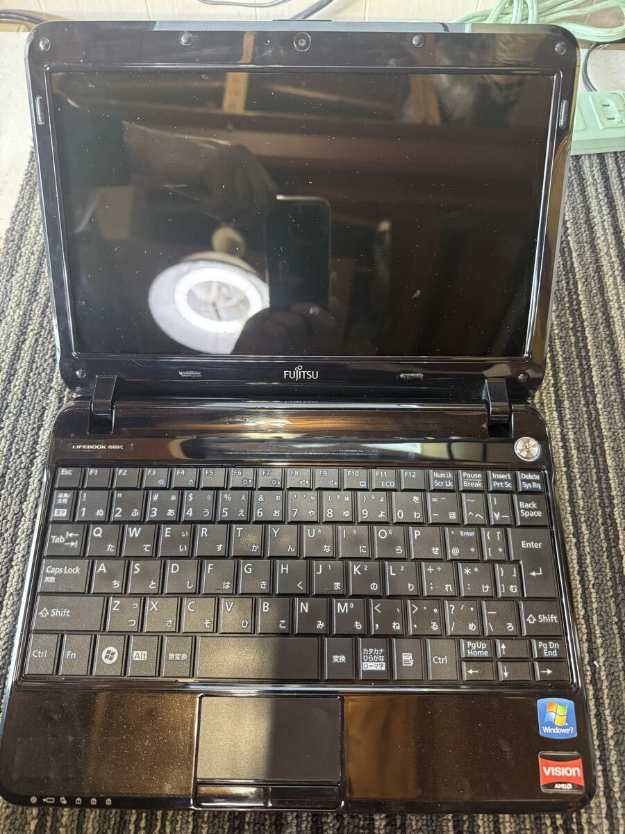 本体のみメモリー8G HDD無 LIFEBOOK PH50/C FMVP50CB 最終正常動作確認20251031 カラー黒 レタプラ発送_画像2
