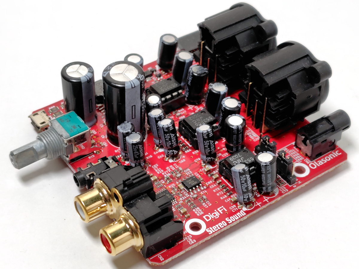 DigiFi No.22 ヘッドホンアンプ基板（JRC NJM5532DD x3 搭載）_画像1