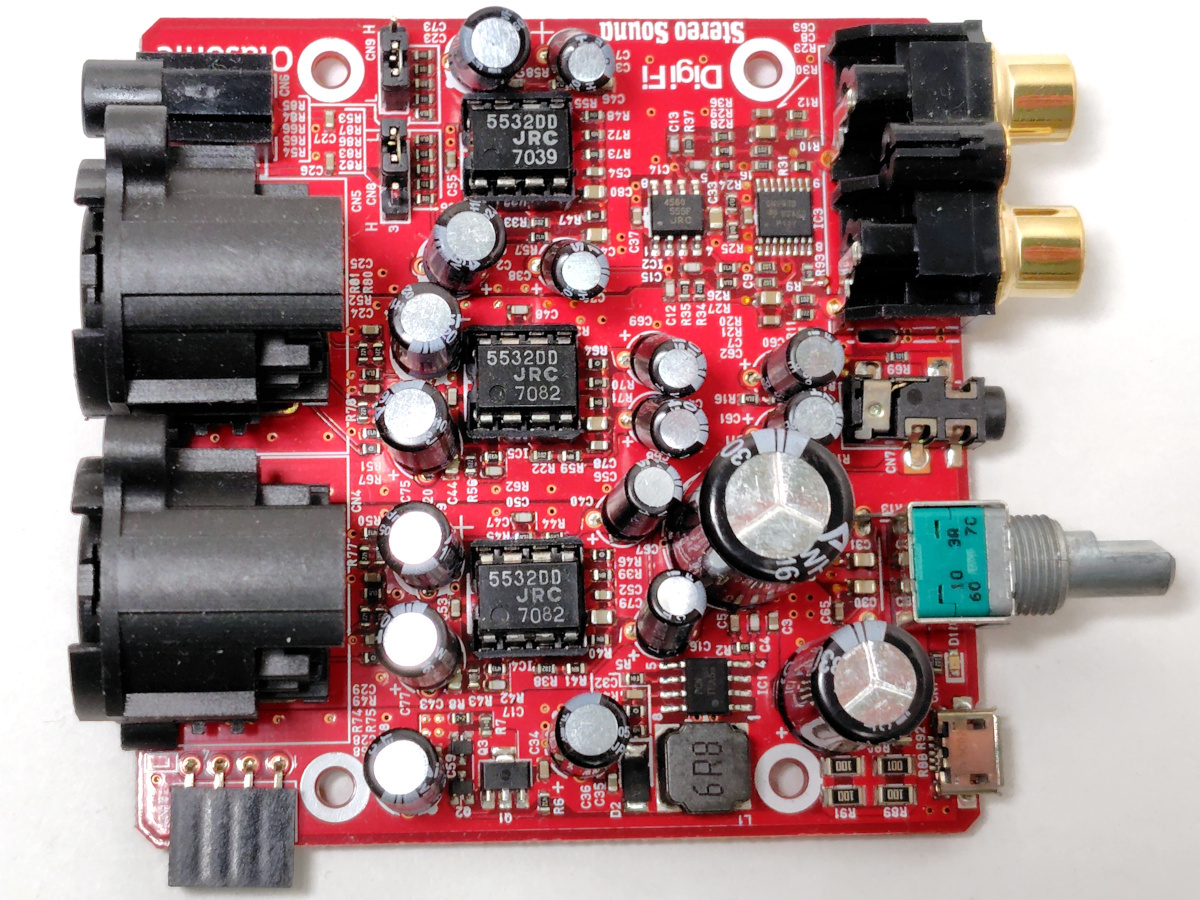 DigiFi No.22 ヘッドホンアンプ基板（JRC NJM5532DD x3 搭載）_画像2