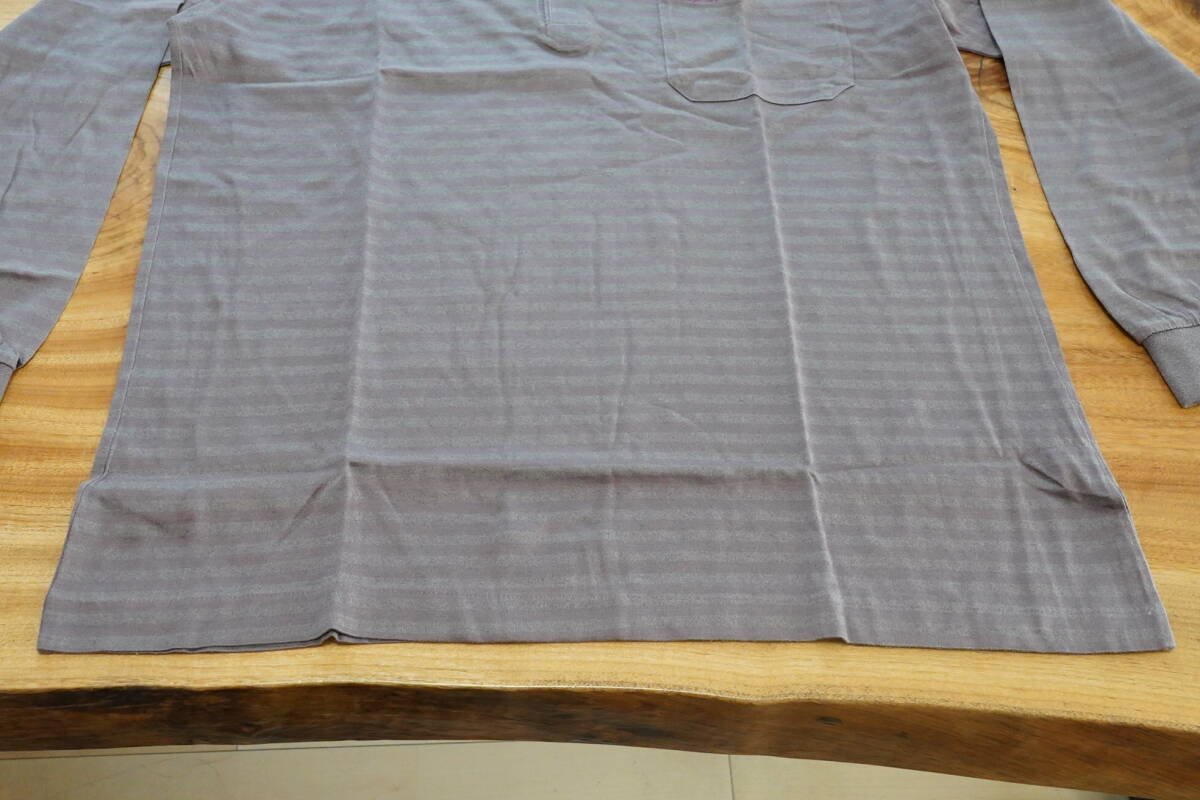 クリーニング済み dunhill Sport ダンヒル 長袖 ポロシャツ メンズ L ゴルフウェア 美品 中古品 現状品 保管品_画像5