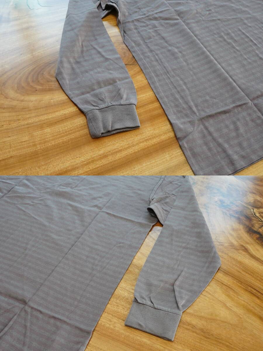 クリーニング済み dunhill Sport ダンヒル 長袖 ポロシャツ メンズ L ゴルフウェア 美品 中古品 現状品 保管品_画像8