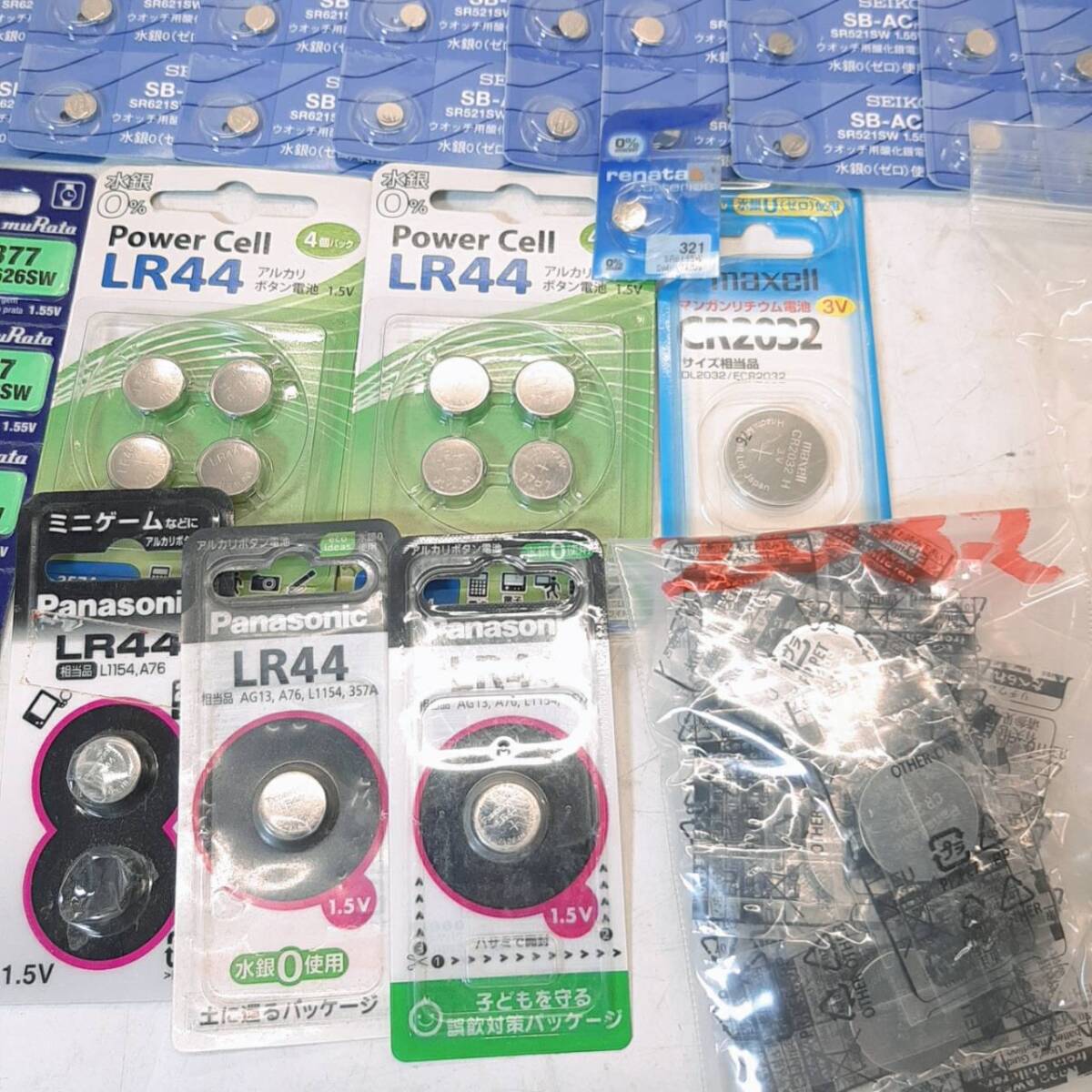 w283【1円～】 ボタン電池 まとめ 大量 CR1632 CR2025 リチウム電池 SEIKO SR927 ウォッチ 時計 SR616SW 約1.1kg 現状品_画像9