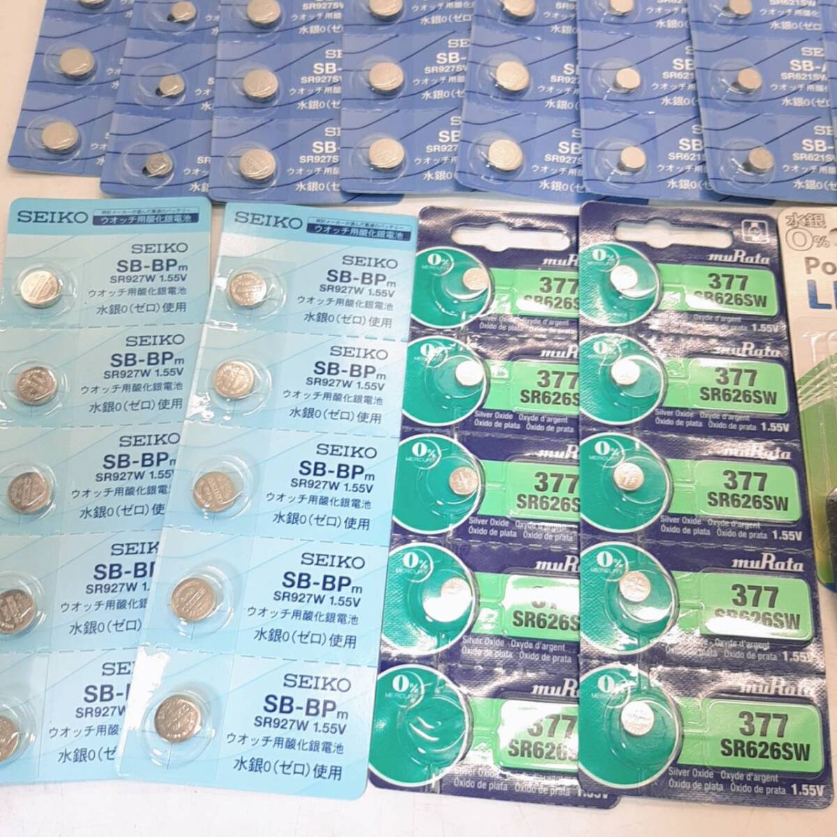 w283【1円～】 ボタン電池 まとめ 大量 CR1632 CR2025 リチウム電池 SEIKO SR927 ウォッチ 時計 SR616SW 約1.1kg 現状品_画像8