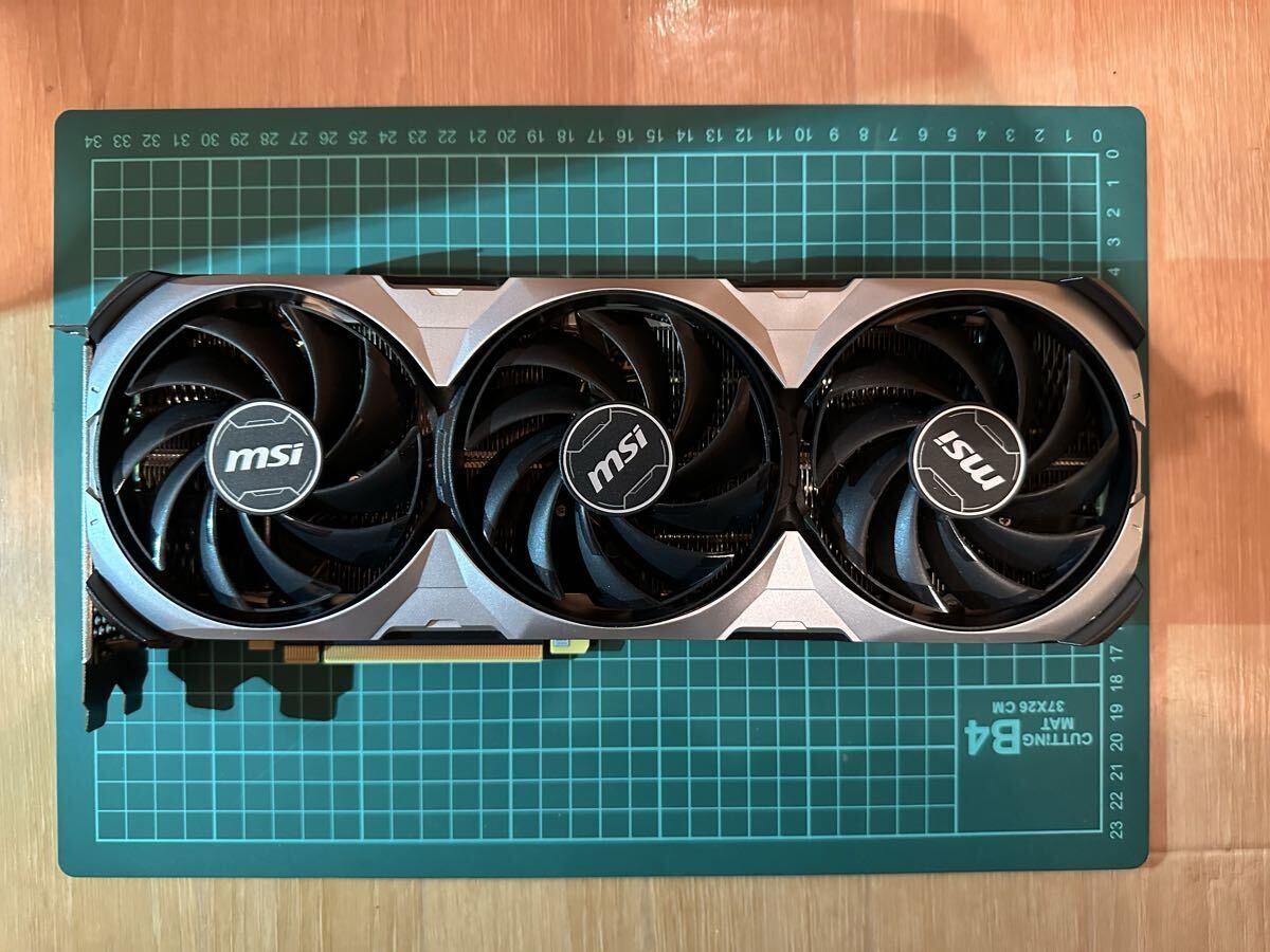 中古美品【MSI GeForce RTX 4070 Ti SUPER 16G VENTUS 3X OC】_画像1