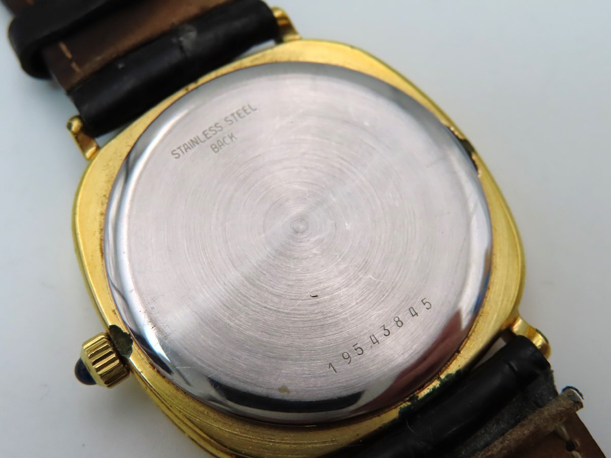 1 иен Longines GP шампанское циферблат boys работа QZ 28098 KRS