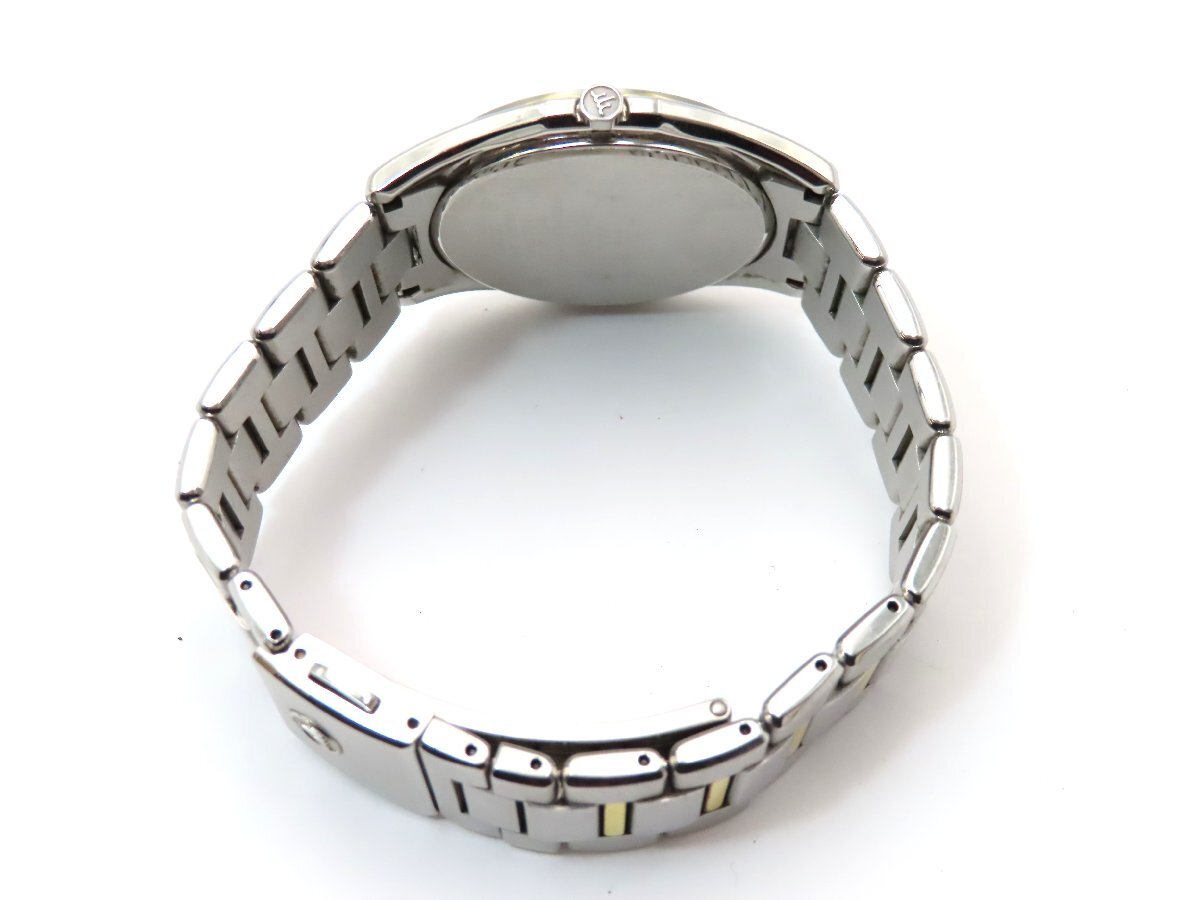 1円 セイコー 8J81-0AF0 クレドール SS/18KT シルバー文字盤 メンズ 稼働 QZ 29260 PHRH_画像6