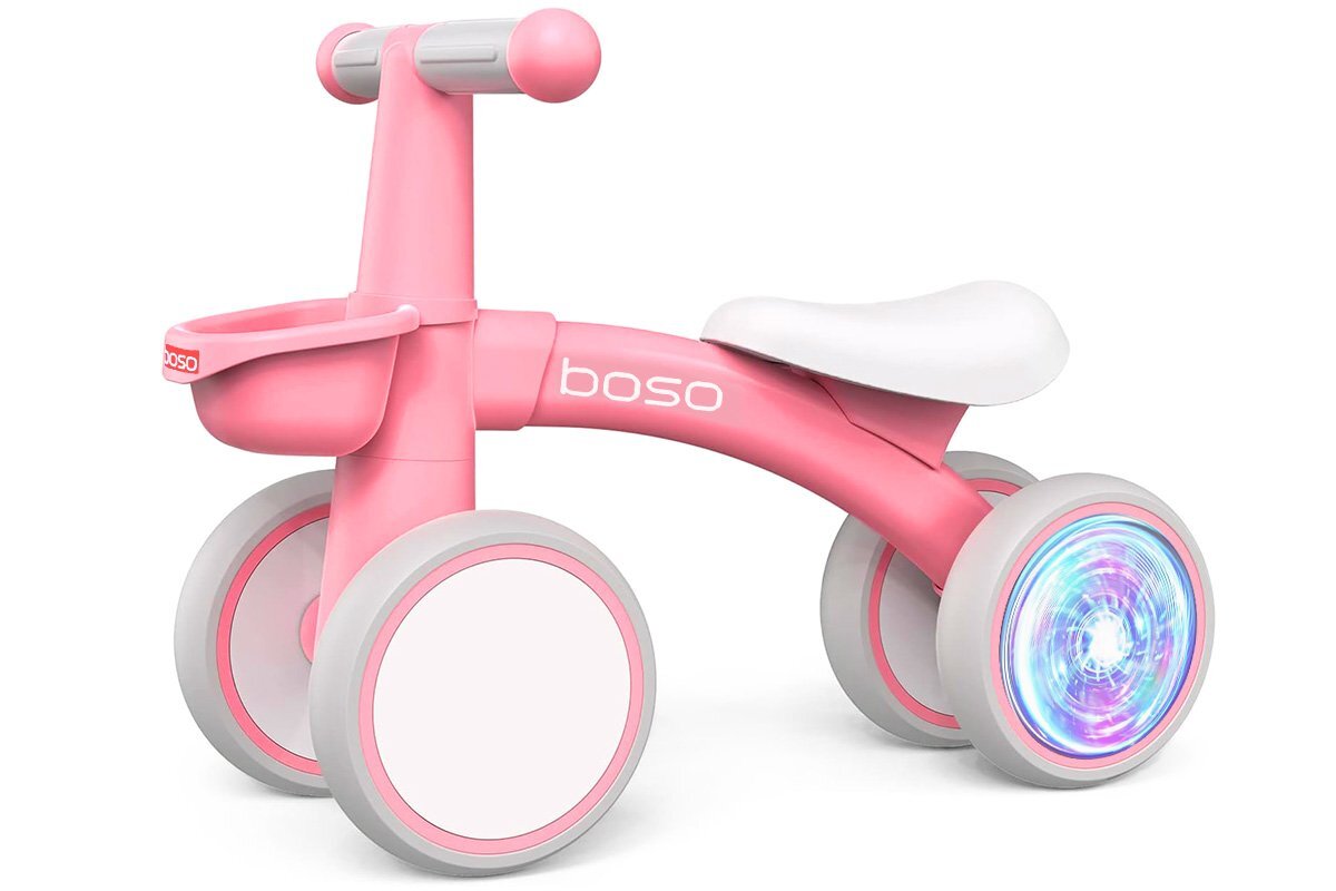 【本州・四国送料無料】足けり玩具 バランスバイク [ピンク] 足けり 乗用玩具 子供 乗れる おもちゃ 乗用カー キッズカー【ajb402】_画像1