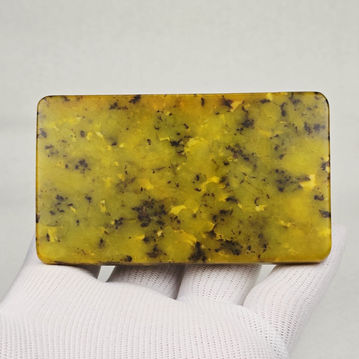 古文房具 天然石 浮彫 麒麟紋 筆添 玉硯 置物 激安_画像3