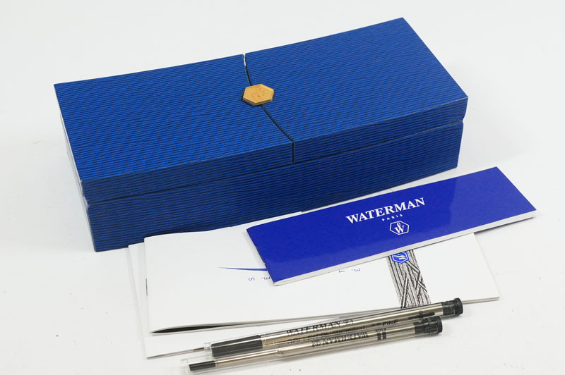 [L737]WATERMAN Waterman SERENITE selection nite шариковая ручка письменные принадлежности кейс * принадлежности есть 