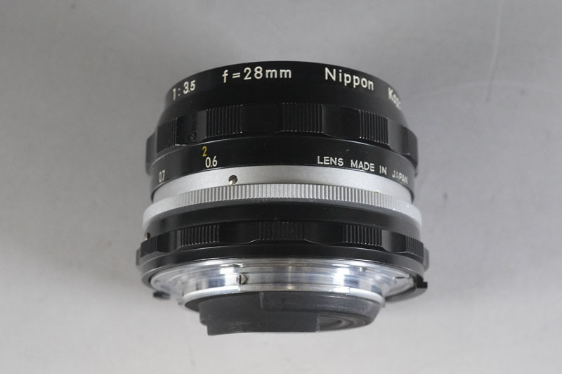 1円~【L821】Nikon　ニコン　レンズ　NIKKOR-H　Auto　28mm　F3.5　_画像5