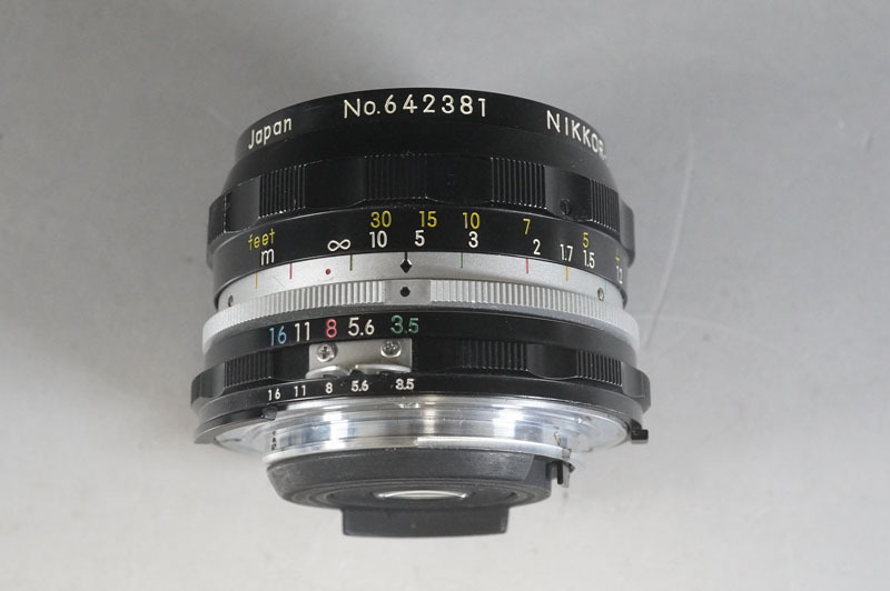 1円~【L821】Nikon　ニコン　レンズ　NIKKOR-H　Auto　28mm　F3.5　_画像4