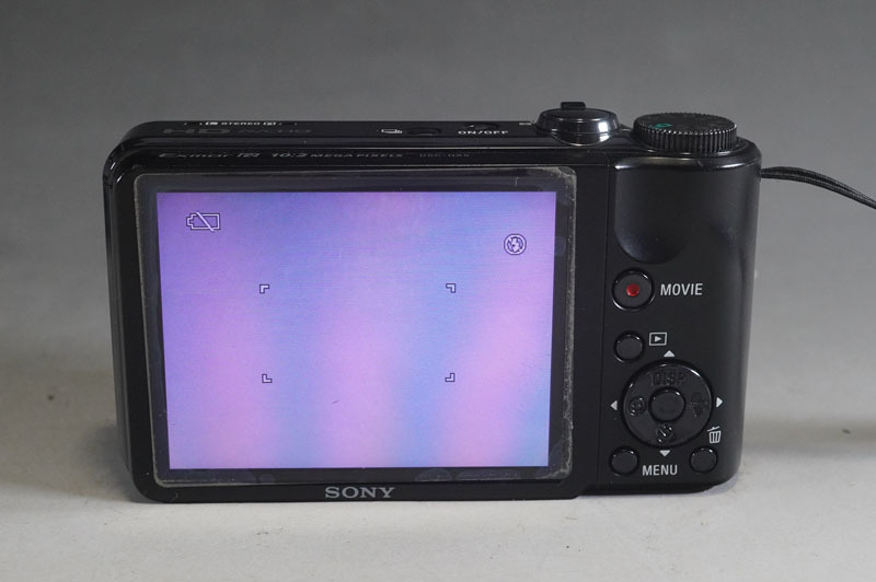  1円~【L893】SONY／ソニー　Cyber-shot　DSC-HX5V　ブラック　サイバーショット　コンパクトデジタルカメラ　バッテリー・充電器付_画像3