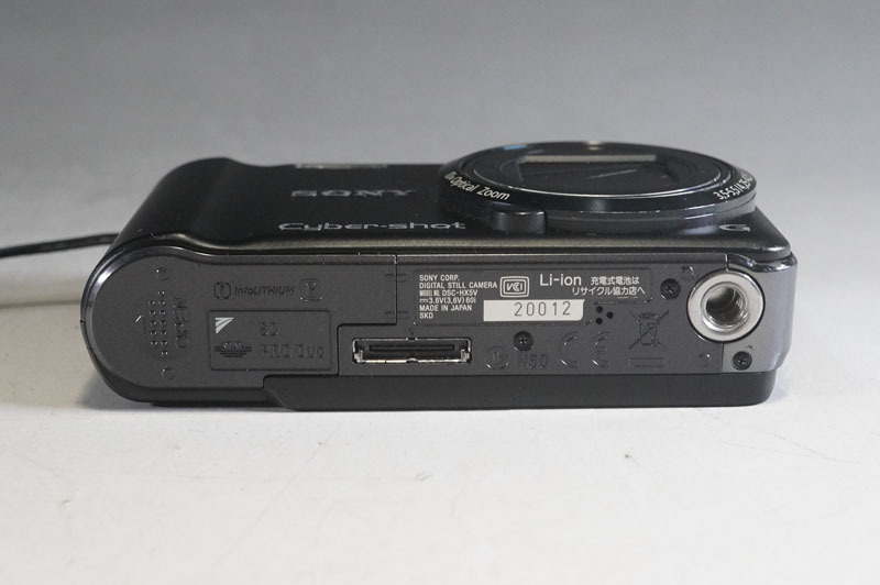  1円~【L893】SONY／ソニー　Cyber-shot　DSC-HX5V　ブラック　サイバーショット　コンパクトデジタルカメラ　バッテリー・充電器付_画像5