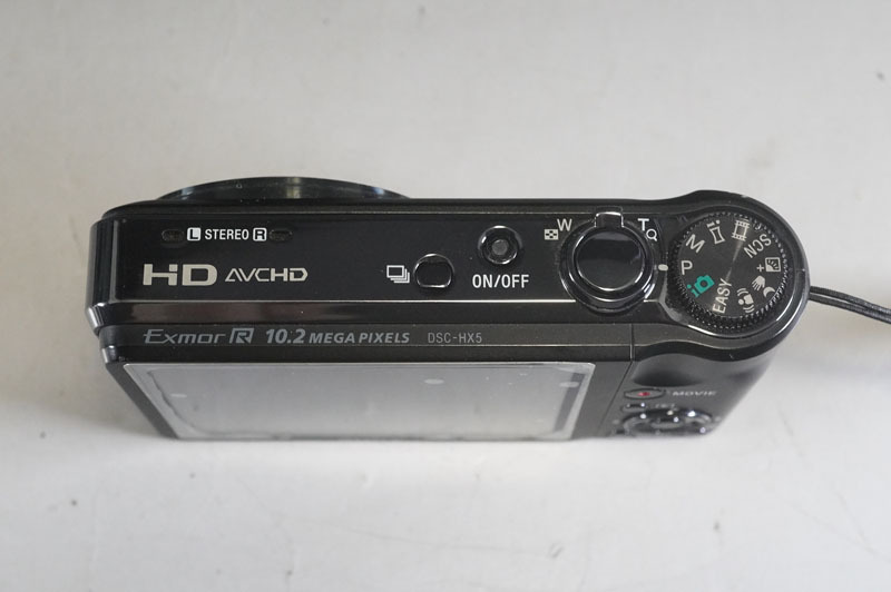  1円~【L893】SONY／ソニー　Cyber-shot　DSC-HX5V　ブラック　サイバーショット　コンパクトデジタルカメラ　バッテリー・充電器付_画像4