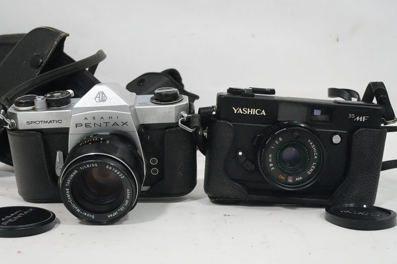 1円~【L923】カメラ等大量まとめ 12kg以上 キャノン/ニコン/ヤシカ/マミヤ 一眼レフ 中判 コンパクトカメラ スピードライト レンズ 双眼鏡_画像8