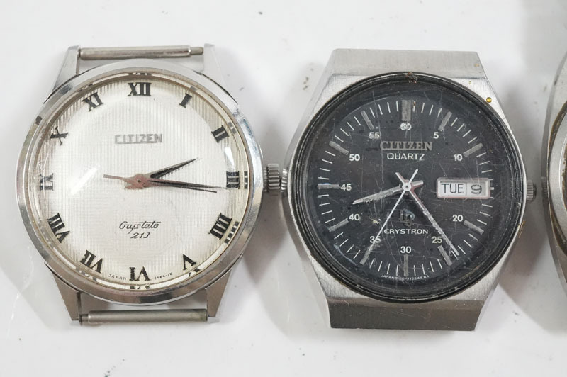 1円~【L59】CITIZEN　シチズン　4-720644Y/H00S2903-K/4-853164TA/4-730879K　レディース　メンズ　クオーツ　自動巻き　腕時計　まとめ4点_画像2