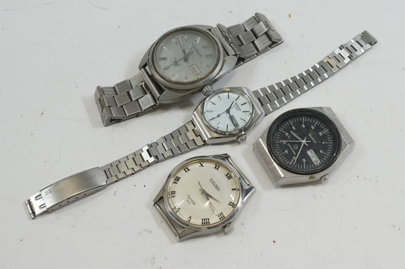 1円~【L59】CITIZEN　シチズン　4-720644Y/H00S2903-K/4-853164TA/4-730879K　レディース　メンズ　クオーツ　自動巻き　腕時計　まとめ4点_画像4