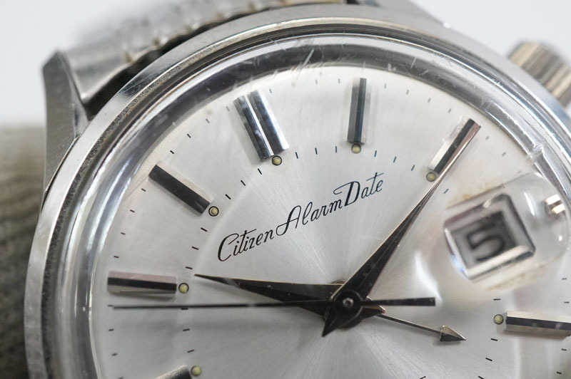 1円~【L60】実働　CITIZEN　シチズン　Alarm Date　ALDS51301-Y　アラームデイト　手巻き　デイト　21石　メンズ　腕時計_画像3
