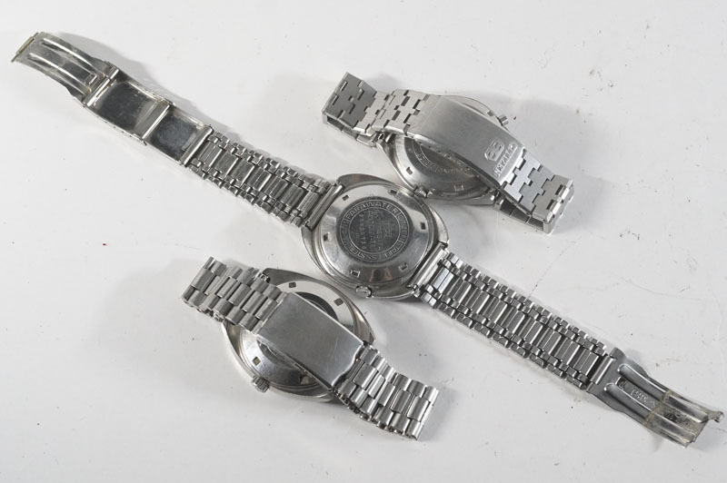 1円~【L76】CITIZEN/シチズン コスモトロン 4-790600TA/セブンスター V2 4-770561/レオパール 4-720407 自動巻き メンズ 腕時計 まとめ3点_画像3