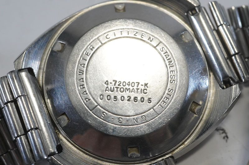 1円~【L76】CITIZEN/シチズン コスモトロン 4-790600TA/セブンスター V2 4-770561/レオパール 4-720407 自動巻き メンズ 腕時計 まとめ3点_画像6