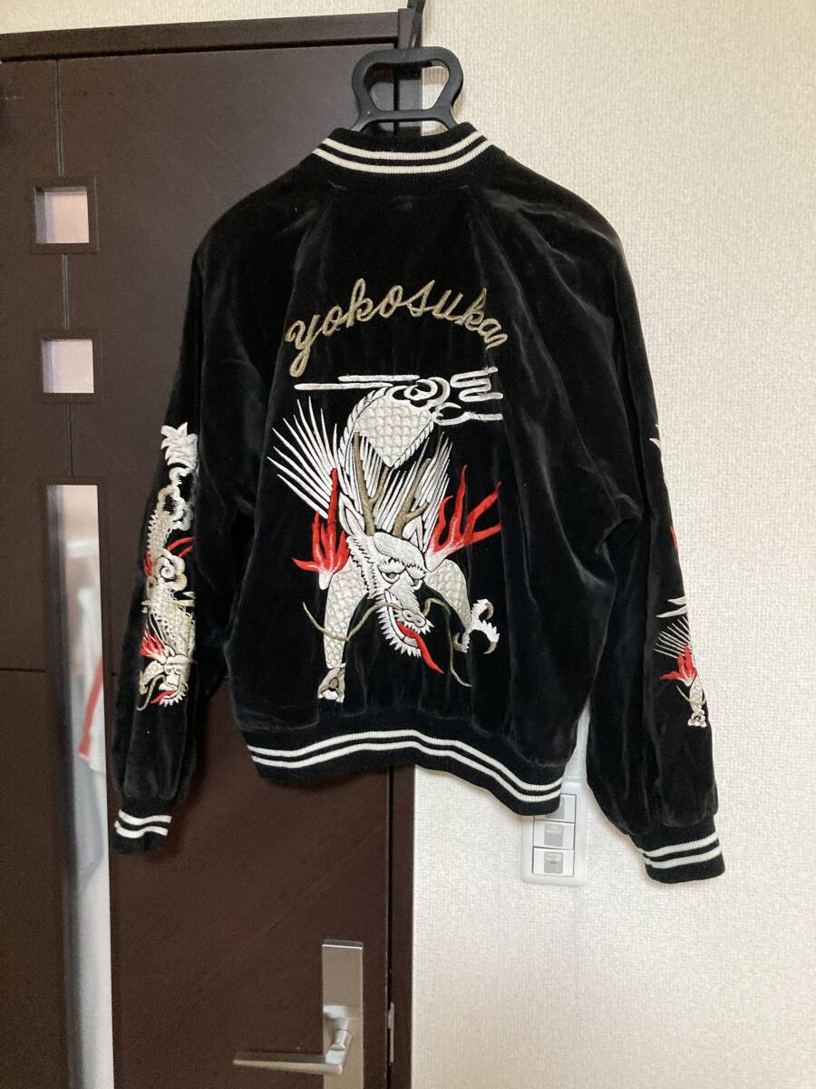 スカジャン　ベロア　ブランド不明_画像4