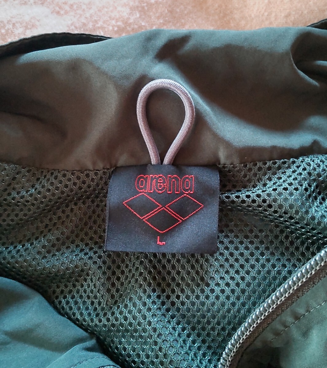 アリーナ ウインドブレーカー グリーン L_画像6