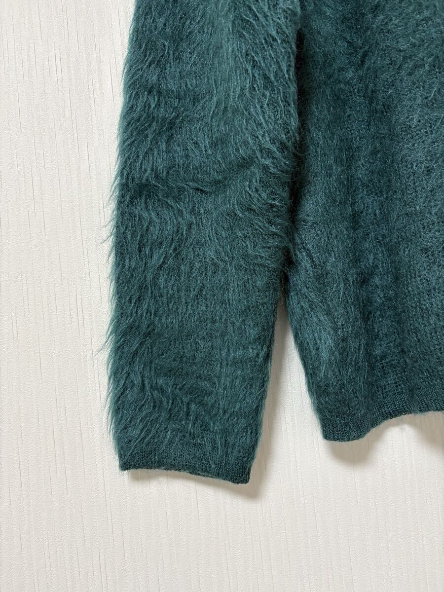 TENDERLOIN テンダーロイン T-MOHAIR CARDIGAN モヘアカーディガン エメラルドグリーン サイズ S_画像5