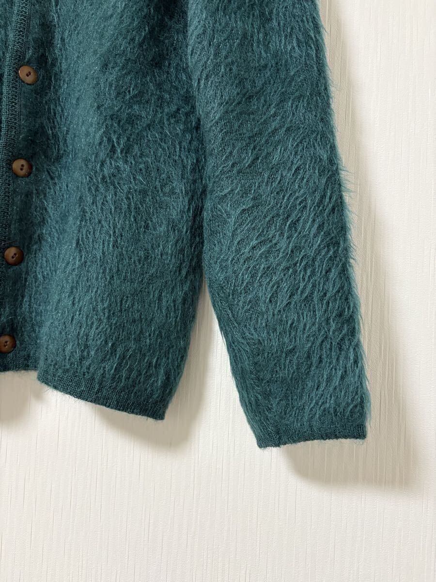 TENDERLOIN テンダーロイン T-MOHAIR CARDIGAN モヘアカーディガン エメラルドグリーン サイズ S_画像6