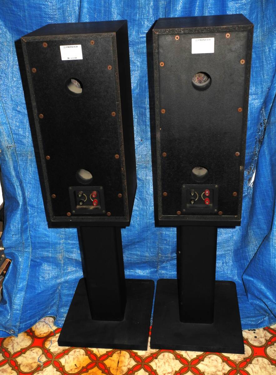 ★ PIONEER の スピーカー ペア Sー55 TSD 台付_画像3