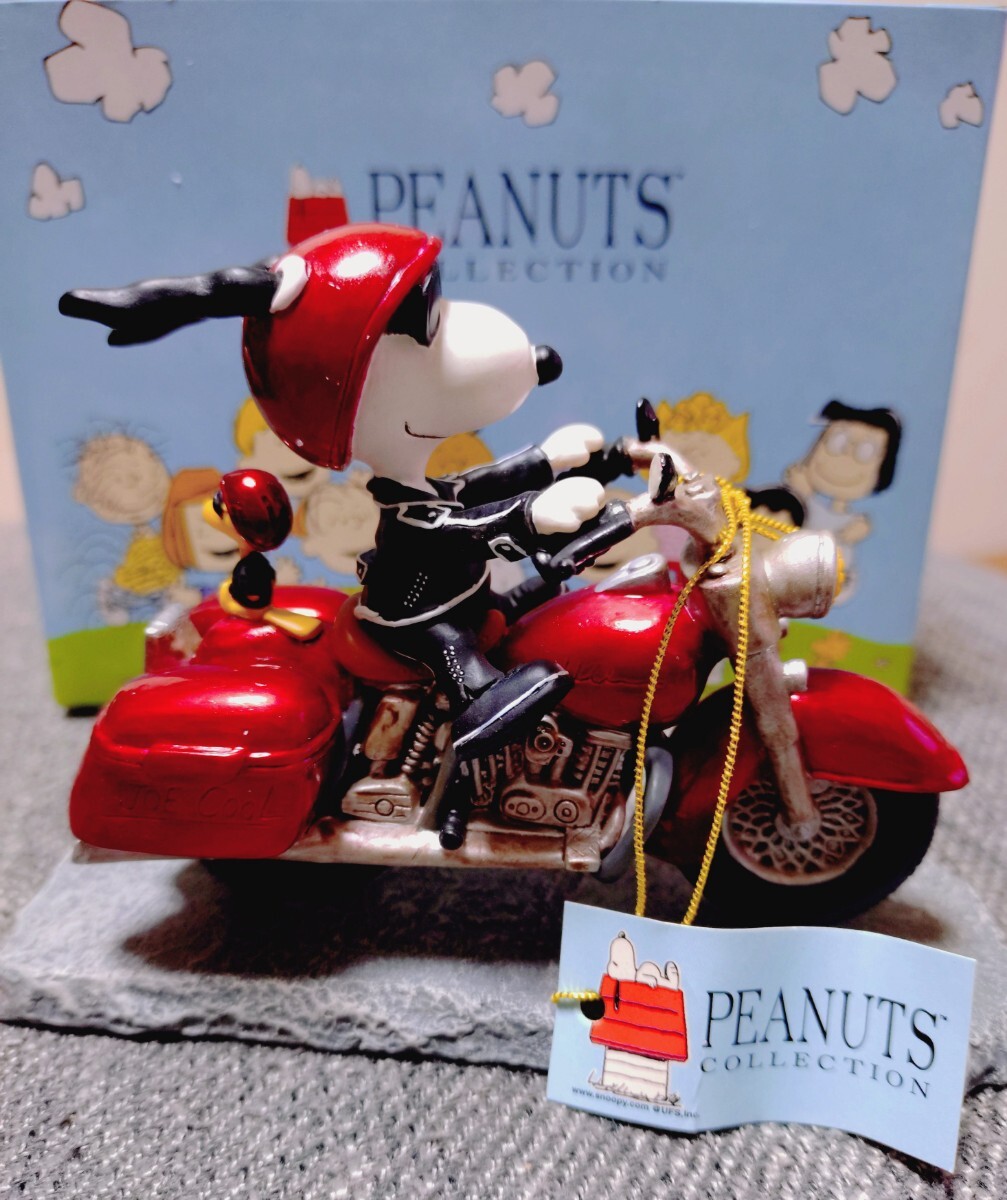 [ ценный ] SNOOPY Snoopy PEANUTS COLLECTION сырой .50 годовщина для мотоцикла ... Joe * прохладный фигурка #8224 талия Land производства 